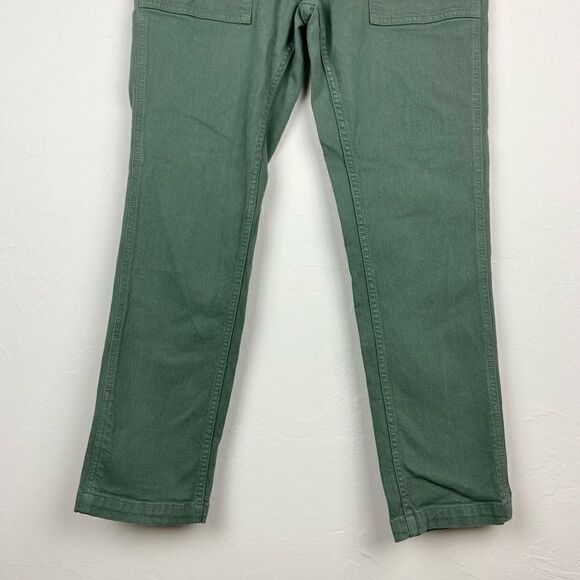 L.L. Bean Favorite Fit Canvas Pant - Green - Picture 4 of 7